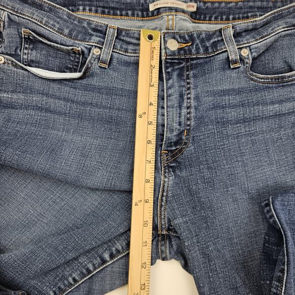 Levis 414 Classic Straight Women's 18W Mid-Rise Medium Wash Stretch Denim Plus - Picture 7 of 9